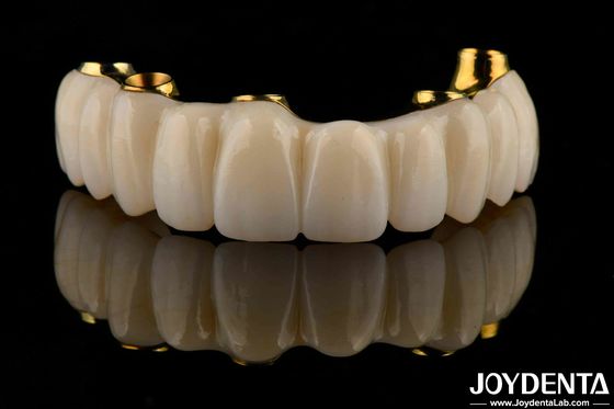 comprar Barras de titânio dentárias de precisão híbridas Ponte de zircônio personalização Alta biocompatibilidade fabricação em linha