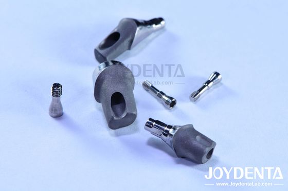 Abutments de implantes dentários personalizados e barras Conexão hexadecimal interna