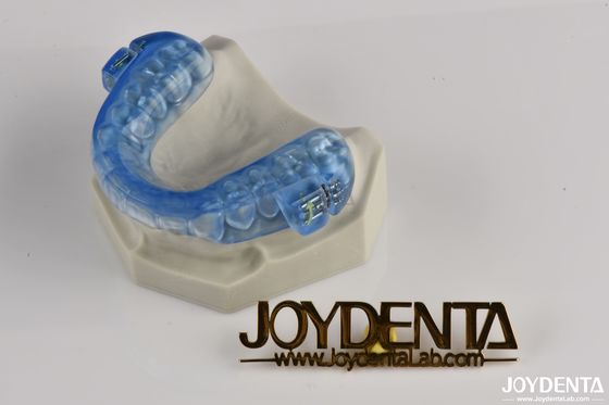 Dispositivo de ronco dentário transparente Proteção bucal Resgate de ronco Proteção dental Confortável