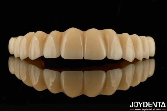 Base de titânio Zirconia ponte híbrida Alta resistência à corrosão necessidades de personalização