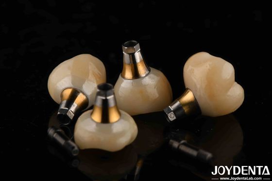 4.1mm Diâmetro Titânio Dental Abutments acabado Prata Com Pitch Thread 1.5mm